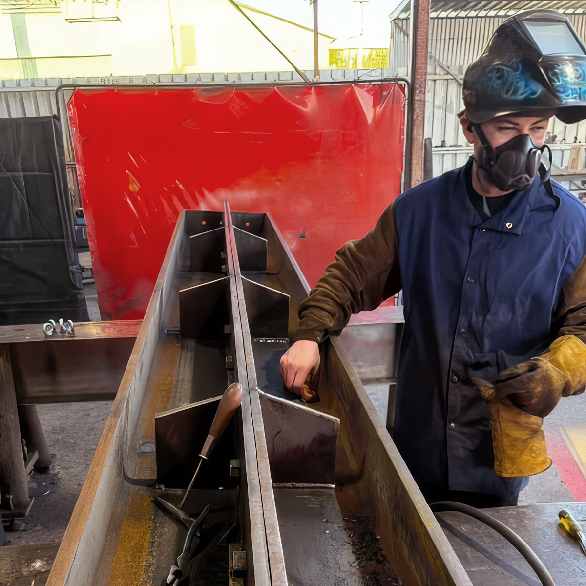 Steel beam fabrication is just one of our capabilities